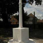 War Memorial after cleaning